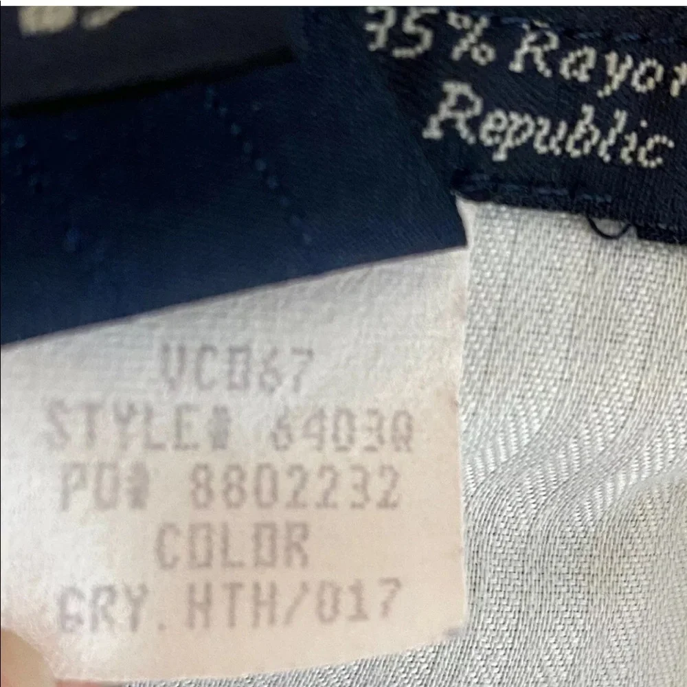 Chaps Ralph Lauren Trousers Striped Pleated 34x32
